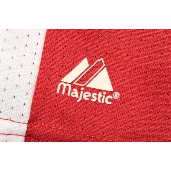 VTG Red MAJESTIC GENUINE ST LOUIS CARDINALS MLB JERSEY Medium Made In USA - Picture 7 of 15